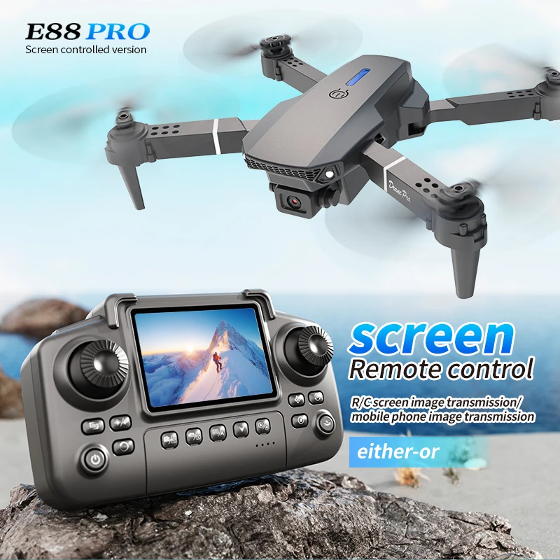 Drone Camera Mount - طائرة بدون طيار احترافية E88 PRO