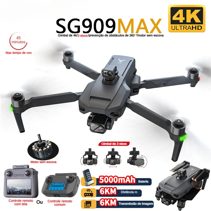 Drone Camera With Gimbal - ZLL SG909 SG909MAX طائرة بدون طيار