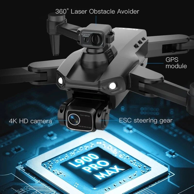 L900 Pro MAX GPS Drone 4K Prof - مراجعة Drone Camera Professional وسعره