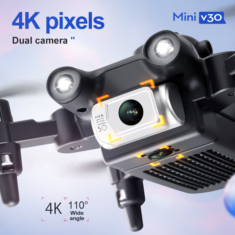طائرة بدون طيار صغيرة V30 WiFi - مراجعة Drone Camera Mount وسعره