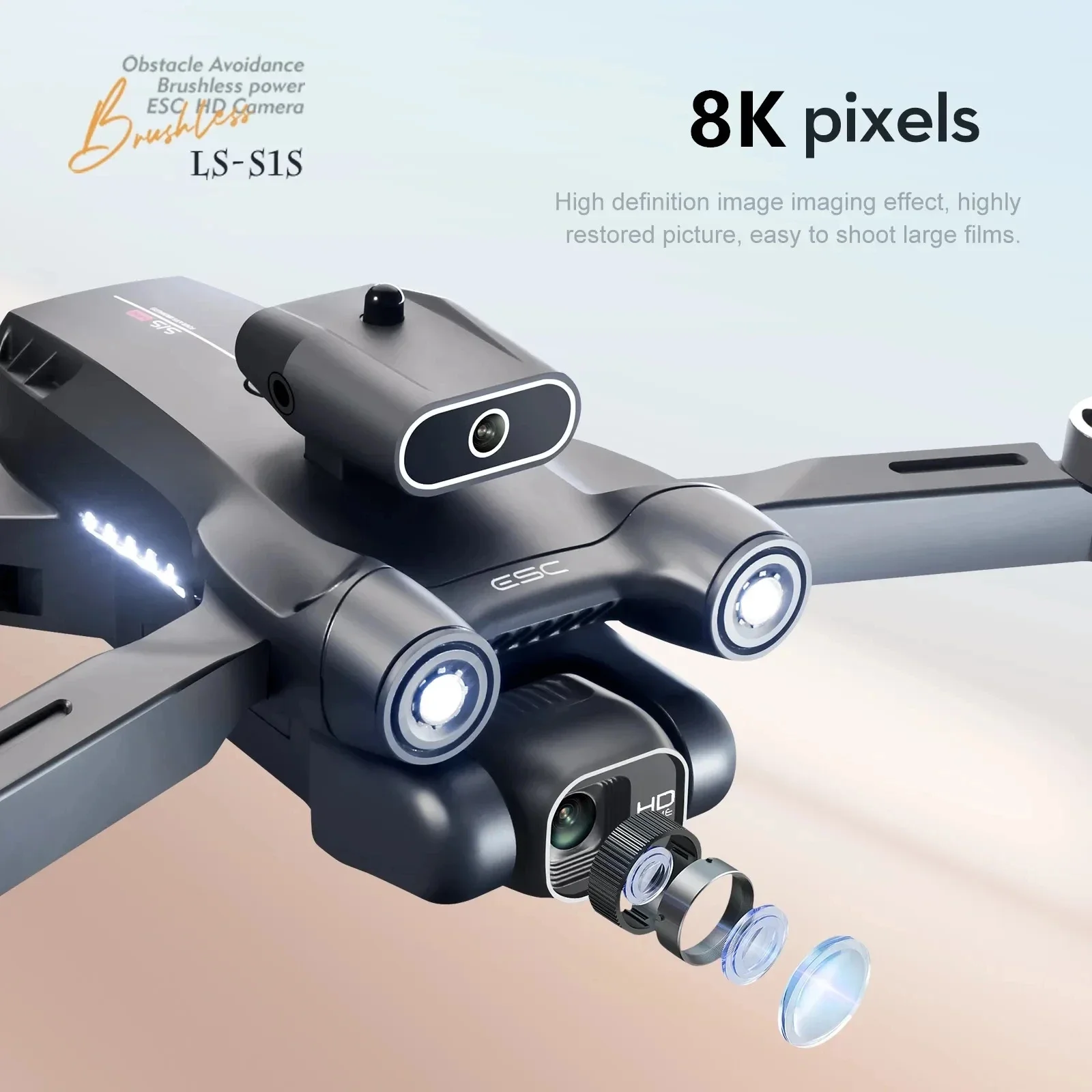 طائرة بدون طيار احترافية بدون  - مراجعة Drone Camera Mount وسعره