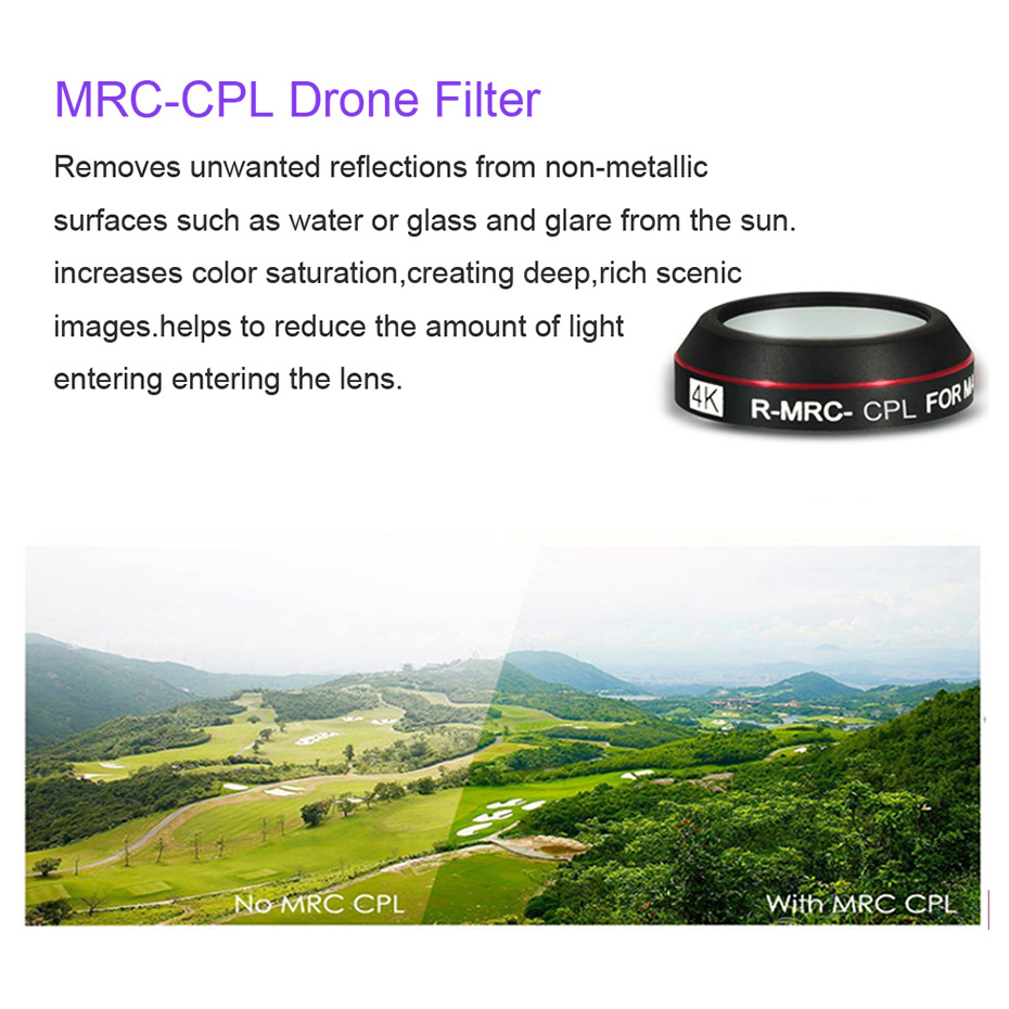 مرشح طائرة بدون طيار لمافيك بر - مراجعة Drone Camera Filter وسعره