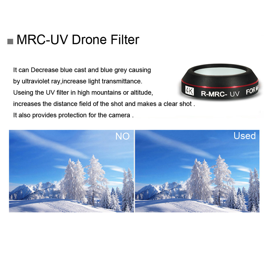 مرشح طائرة بدون طيار لمافيك بر - مراجعة Drone Camera Filter وسعره