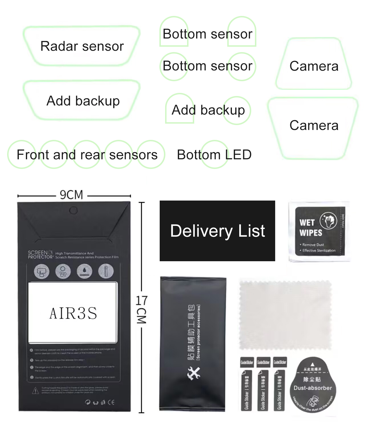 ​ عدسة الاستشعار طبقة رقيقة وا - مراجعة Drone Camera Filter وسعره