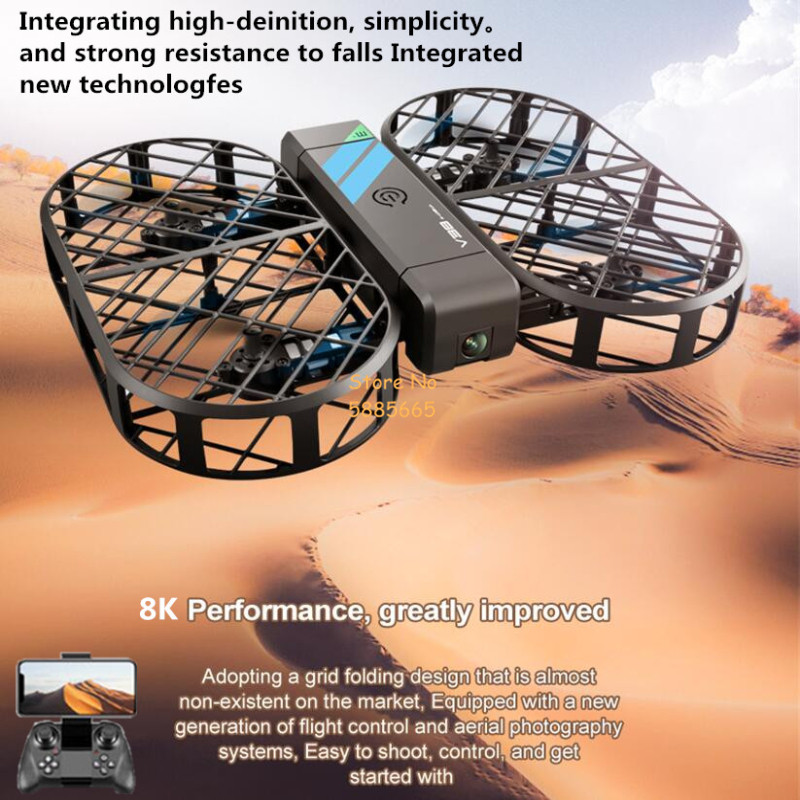 كاميرا 8K عالية الدقة 360 °    - مراجعة Drone Camera 4K وسعره