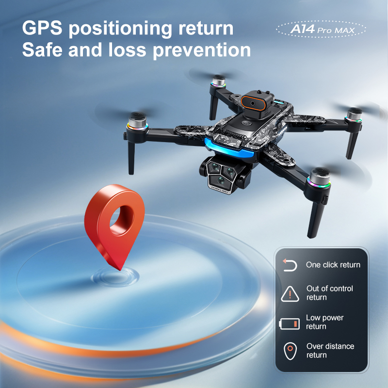 طائرة بدون طيار A14 Pro Max مو - مراجعة Drone Camera Professional وسعره