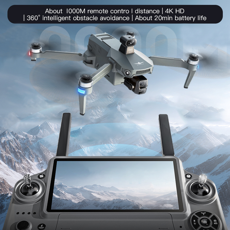 KF100 MAX GPS الطائرة بدون طيا - مراجعة Drone Camera With Gimbal وسعره