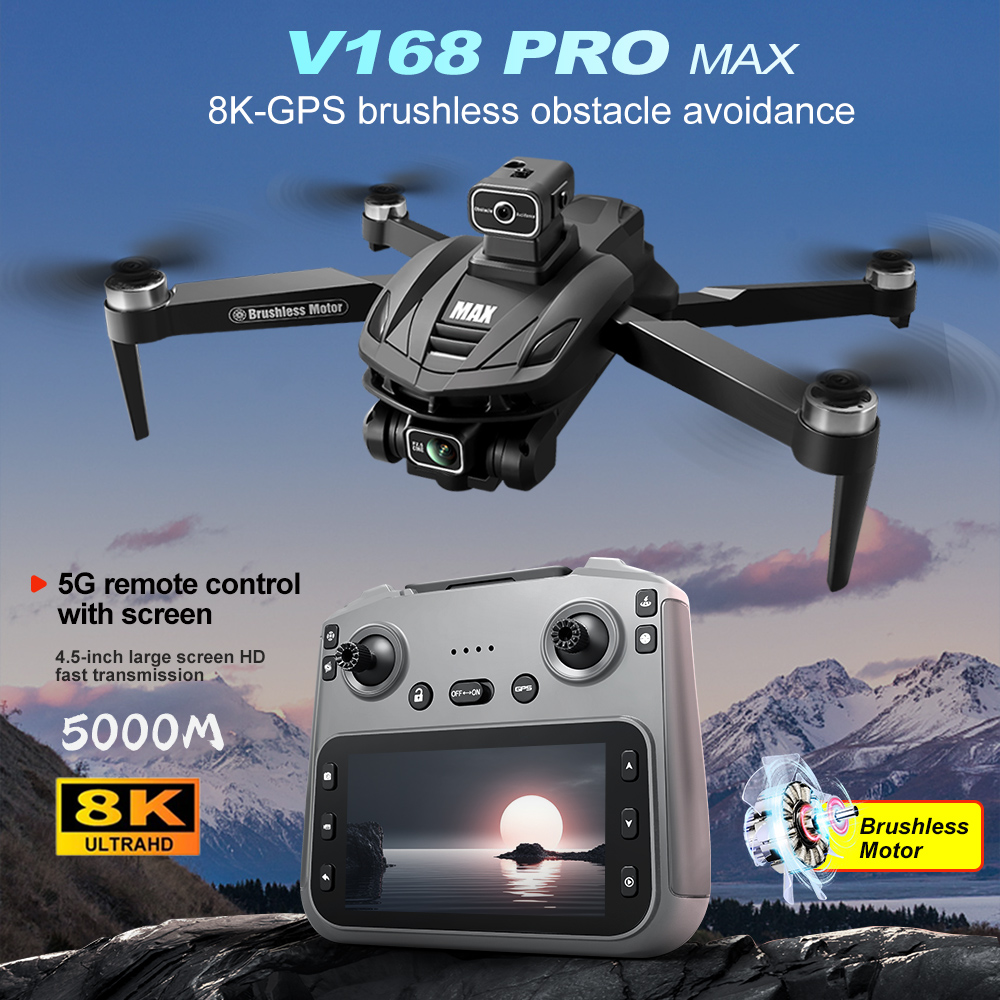 V168 PRO Max GPS Drone 8K Prof - مراجعة Drone Camera Lens وسعره