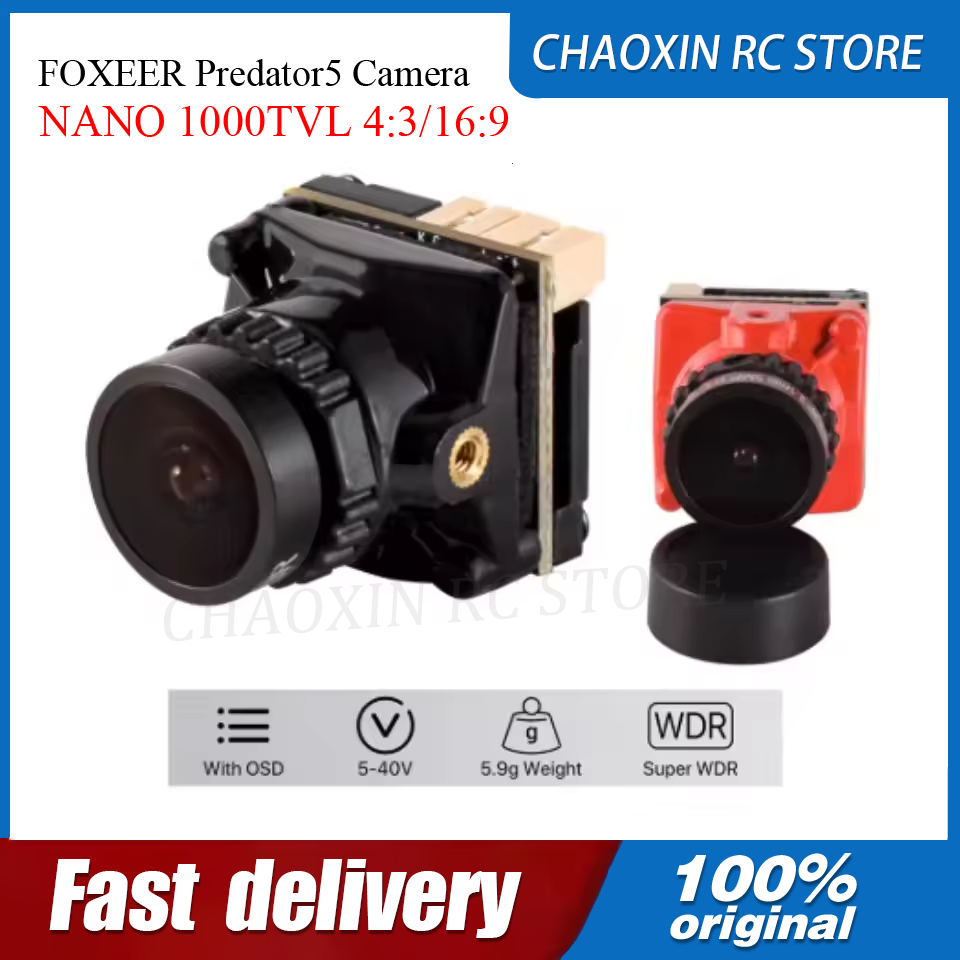كاميرا FOXEER Predator5 NANO 1 - مراجعة Drone Camera Lens وسعره