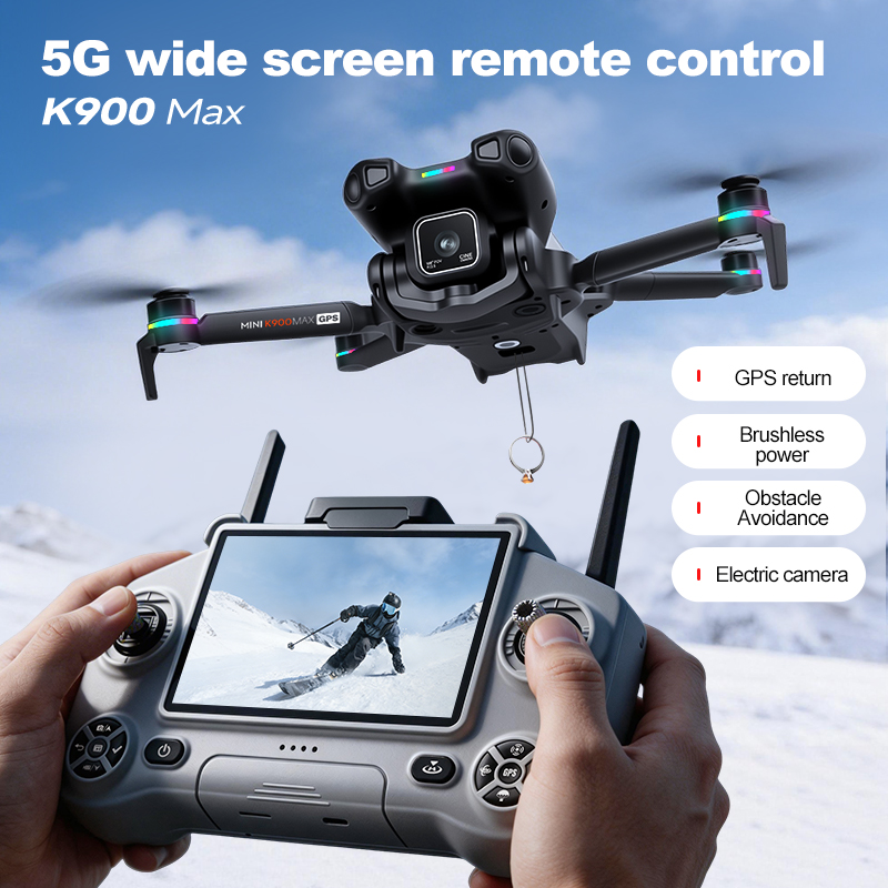طائرة بدون طيار K900 MAX الجدي - مراجعة Drone Camera Professional وسعره