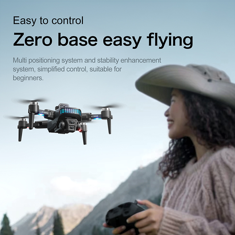 طائرة بدون طيار XT555 GPS جديد - مراجعة Drone Camera Professional وسعره