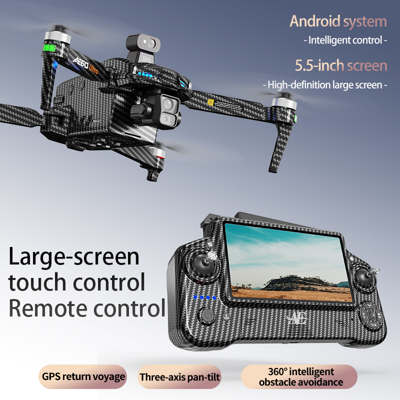 AE60 نظام تحديد المواقع بدون ط - مراجعة Drone Camera With Gimbal وسعره