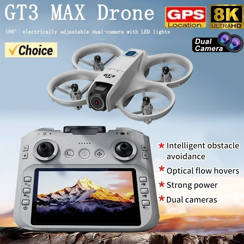 طائرة بدون طيار GT3 ميني جديدة - مراجعة Drone Camera Night Vision وسعره