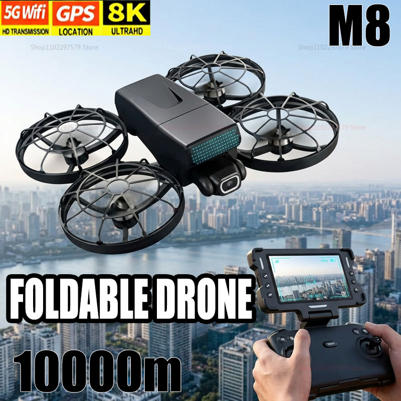 طائرات بدون طيار جديدة M8 مع ن - مراجعة Drone Camera Professional وسعره