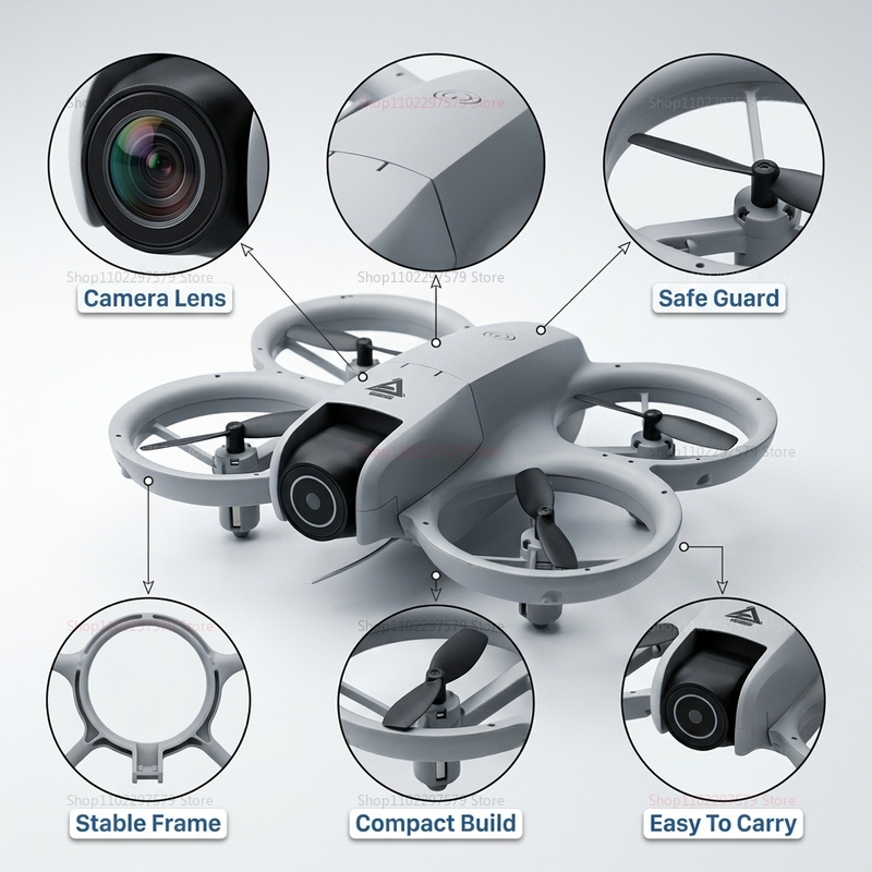 طائرة درون صغيرة 2026 جديدة بك - مراجعة Drone Camera Professional وسعره