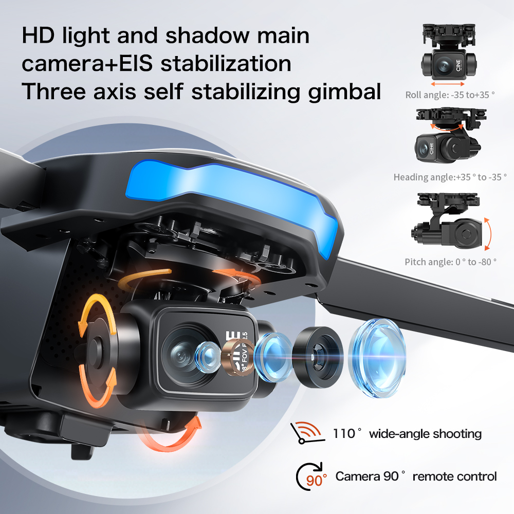 طائرة بدون طيار جديدة S-X1 MAX - مراجعة Drone Camera With Gimbal وسعره
